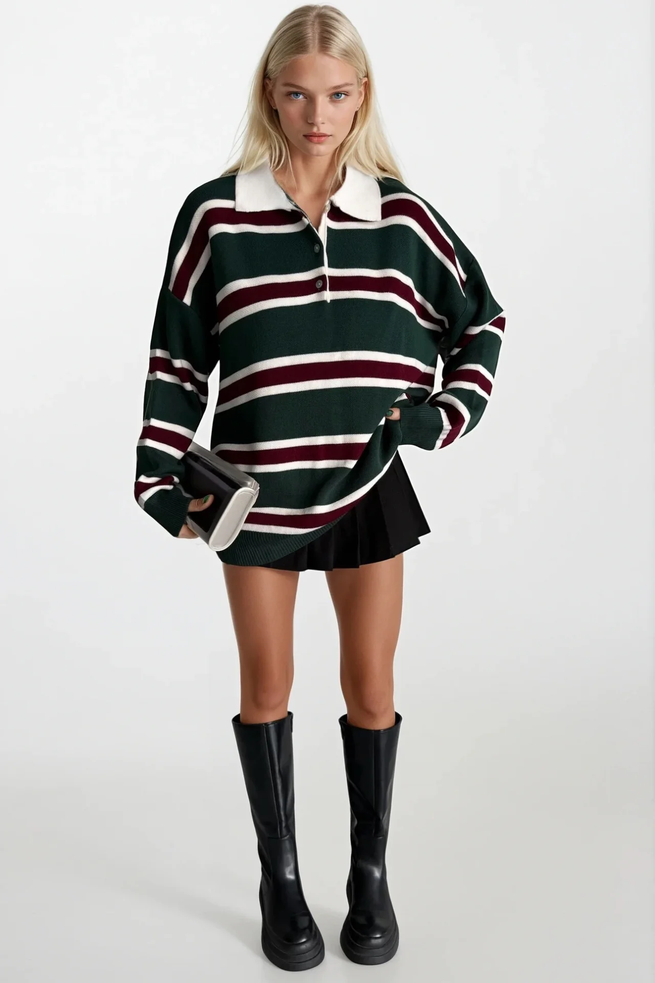 cizgili-dugmeli-polo-yaka-triko-bluz-95054